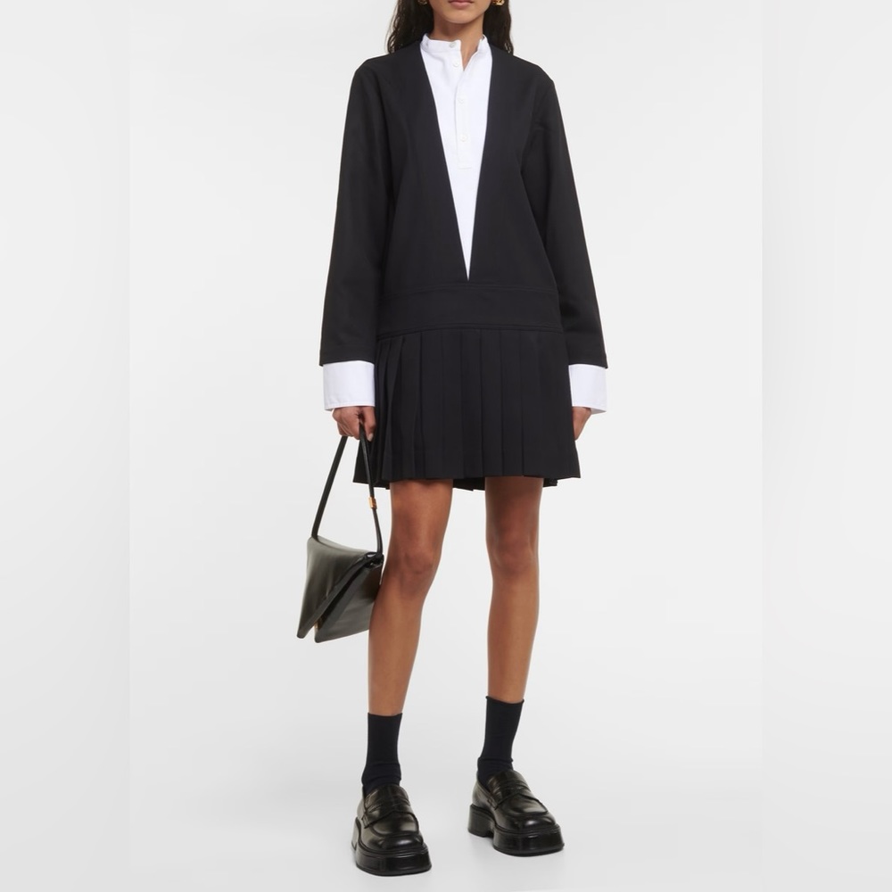 Plan C Tuxedo Style Minidress